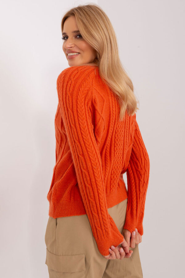 Sweter Damski Model AT-SW-2346-2.99P Orange - AT - obrazek 4