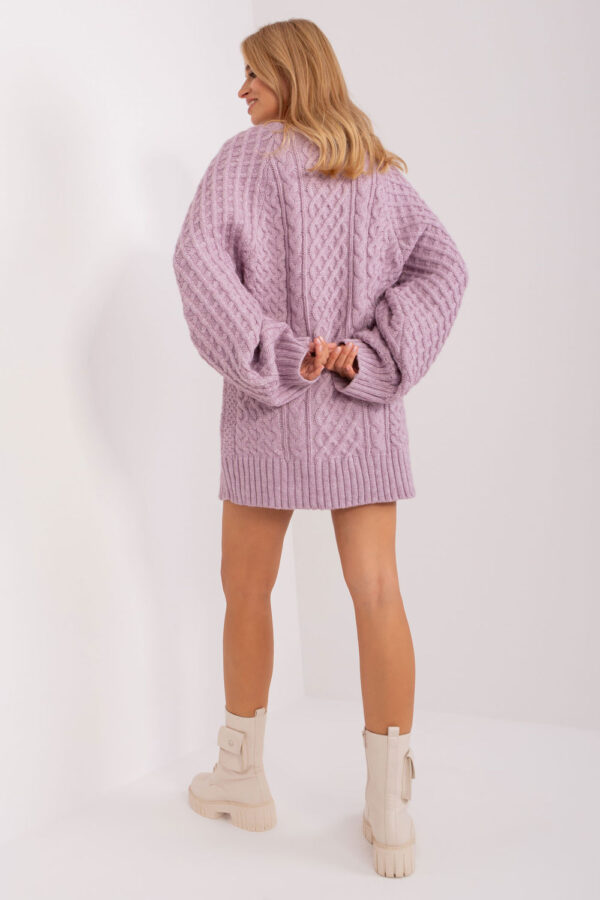 Sweter Damski Model AT-SW-2367-2.64P Light Violet - AT - obrazek 4