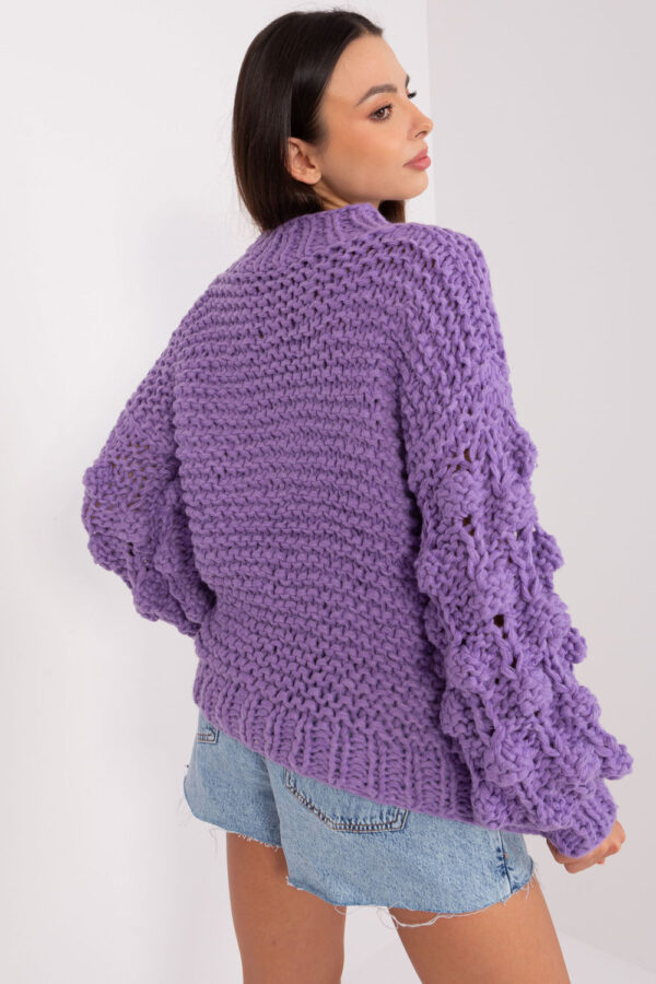 Sweter Damski Model AT-SW-2382.97P Violet - AT - obrazek 4