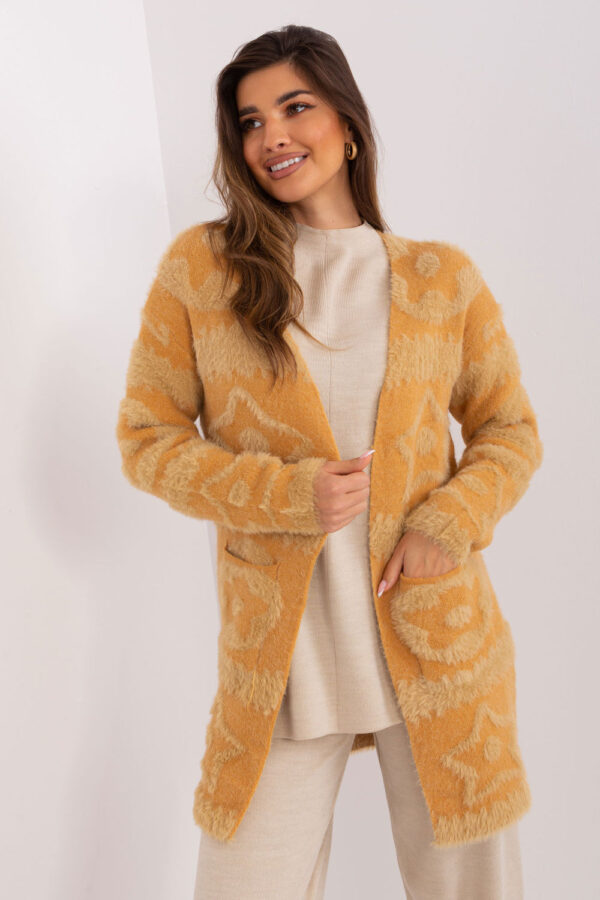 Sweter Kardigan Model AT-SW-234503.00P Camel - AT