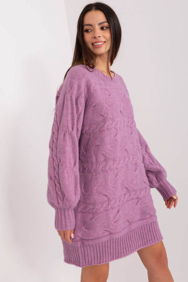 Sweter Damski Model AT-SW-2367.76P Violet - AT - obrazek 4