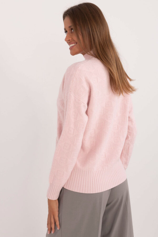 Sweter Damski Model AT-SW-2339.54 Light Pink - AT - obrazek 4