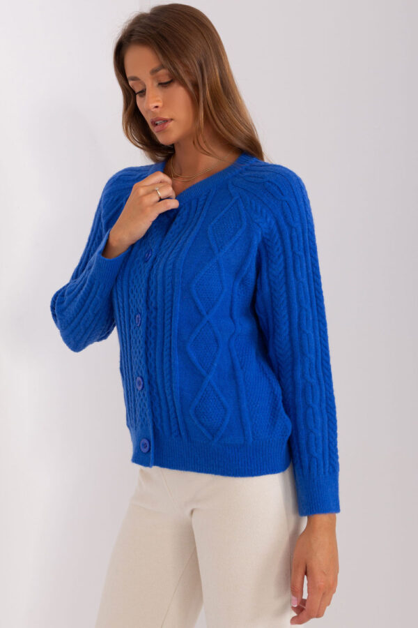 Sweter Damski Model AT-SW-2346-2.99P Cobalt - AT - obrazek 3