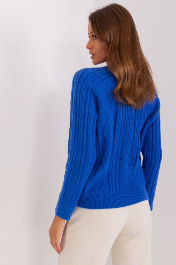 Sweter Damski Model AT-SW-2346-2.99P Cobalt - AT - obrazek 4