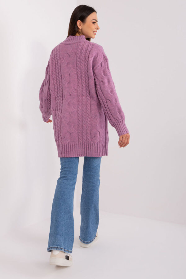 Sweter Damski Model AT-SW-2367-1.35P Violet - AT - obrazek 4