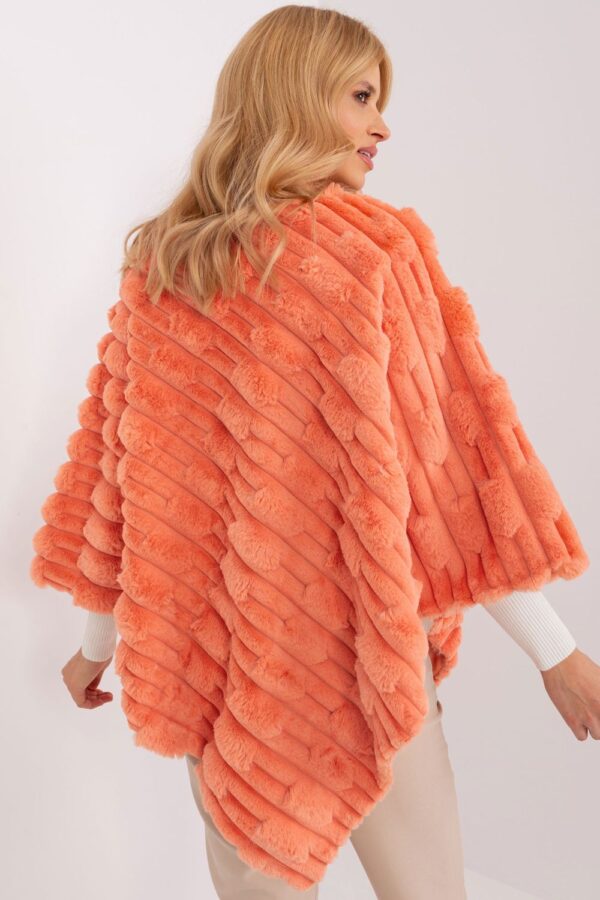 Sweter Ponczo Model AT-PN-2347.16 Orange - AT - obrazek 4