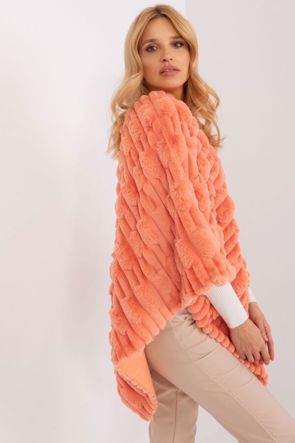 Sweter Ponczo Model AT-PN-2347.16 Orange - AT - obrazek 5