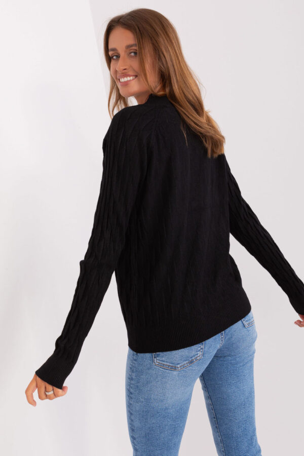 Sweter Damski Model AT-SW-2326.37X Black - AT - obrazek 4