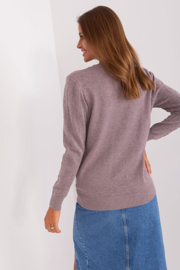 Sweter Damski Model AT-SW-232901.25X Light Violet - AT - obrazek 4