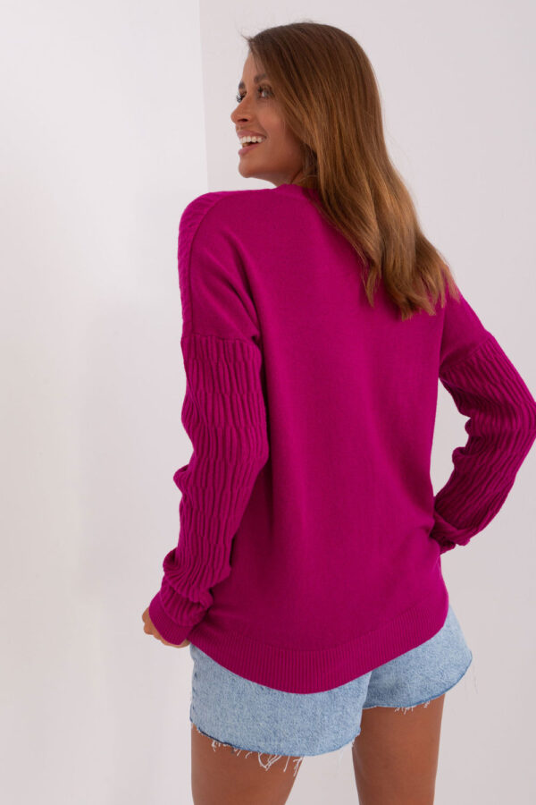 Sweter Damski Model AT-SW-2338.14P Violet - AT - obrazek 4