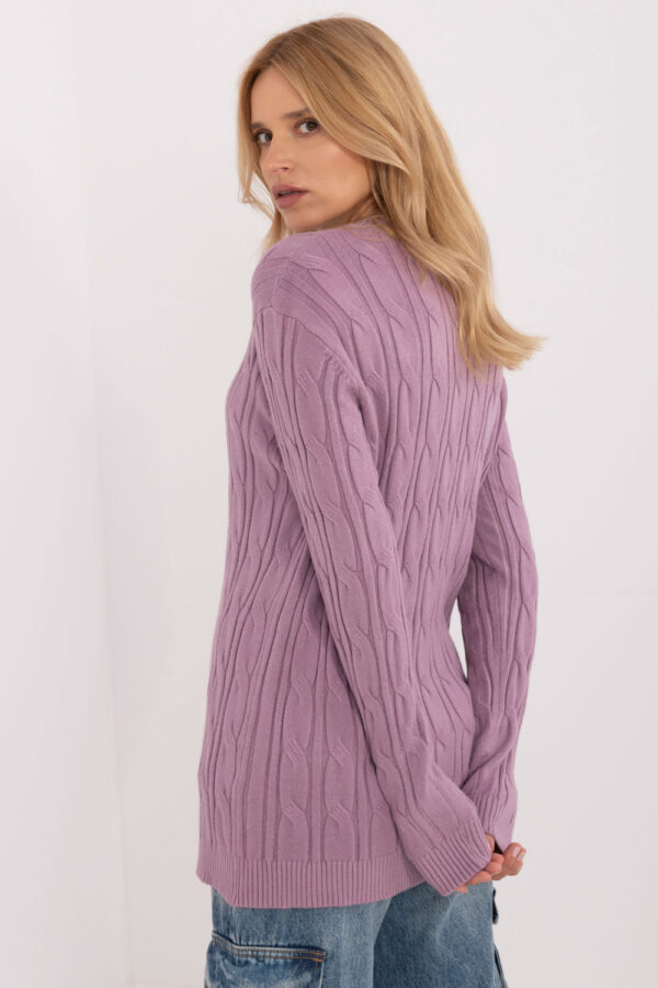 Sweter Damski Model AT-SW-2343.88 Violet - AT - obrazek 4