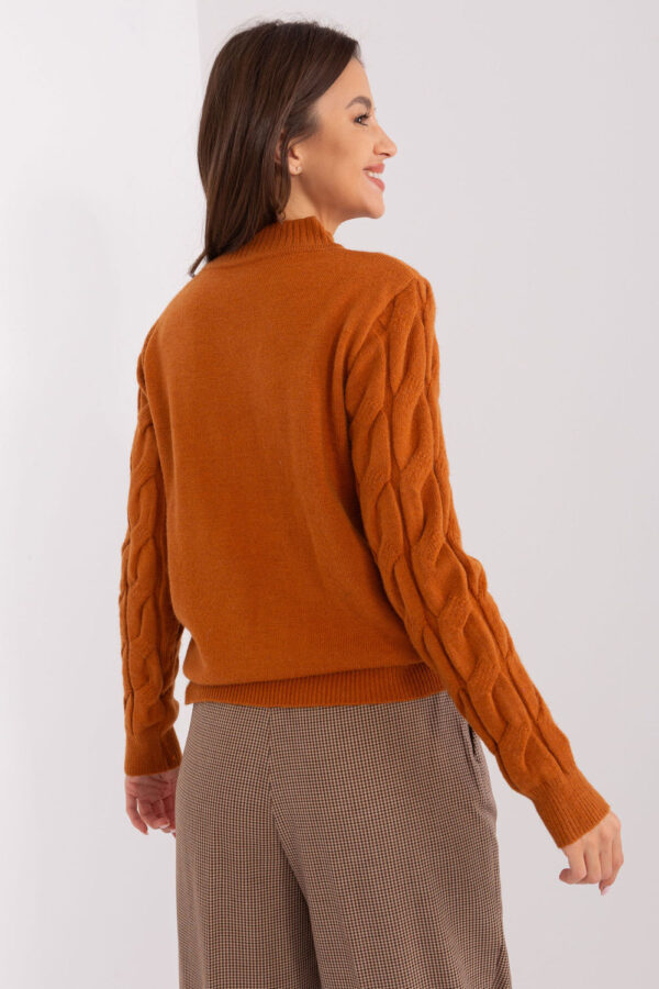 Sweter Damski Model AT-SW-2235.00P Light Brown - AT - obrazek 4