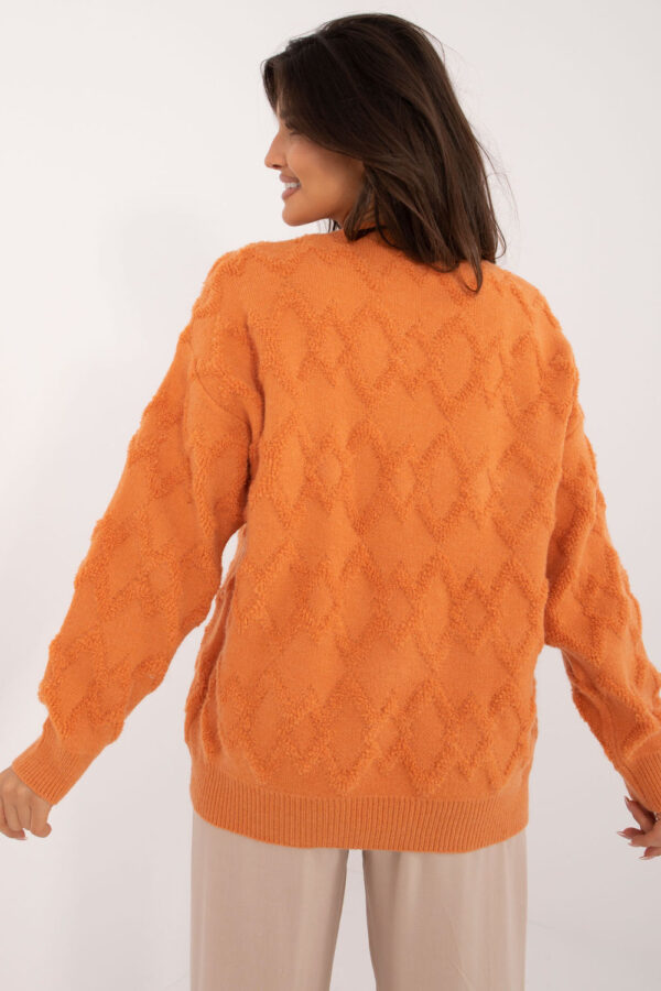 Sweter Damski Model AT-SW-2361.61 Orange - AT - obrazek 4