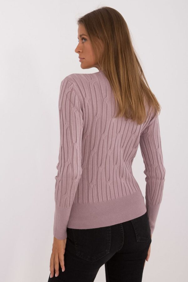 Sweter Damski Model AT-SW-2338-2.61 Light Violet - AT - obrazek 4