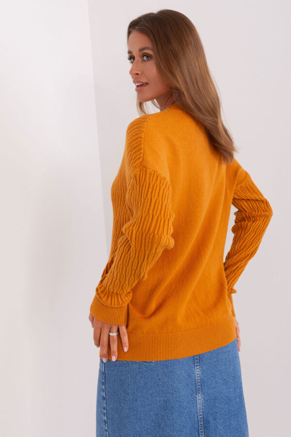 Sweter Damski Model AT-SW-2338.14P Light Orange - AT - obrazek 4