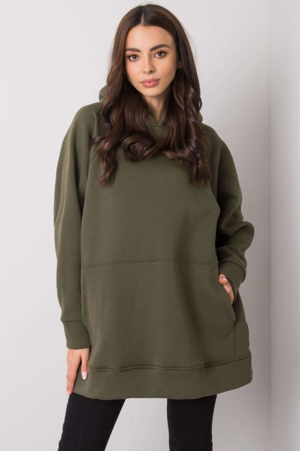 Bluza Damska Model RV-BL-7369.67 Khaki - BFG - obrazek 3