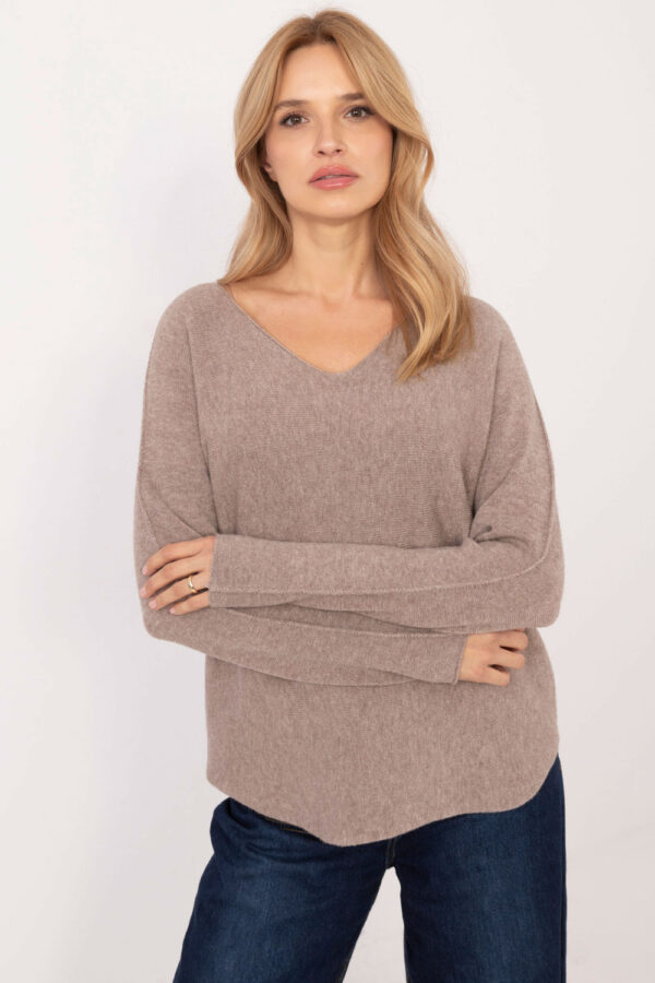 Sweter Damski Model IT-SW-0810.08P Dark Beige - BFG