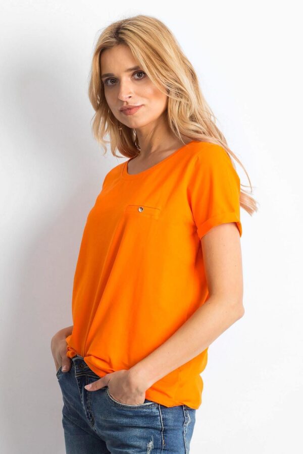 T-shirt Damski Model RV-TS-4838.47P Orange - BFG - obrazek 3