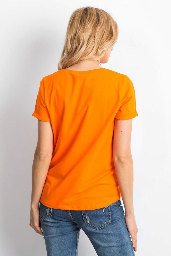 T-shirt Damski Model RV-TS-4838.47P Orange - BFG - obrazek 4