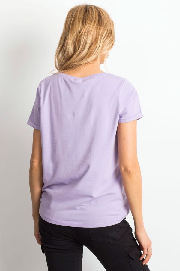 T-shirt Damski Model RV-TS-4838.55P Light Violet - BFG - obrazek 4