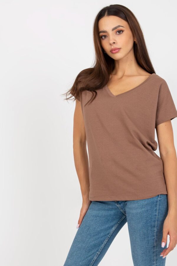 T-shirt Damski Model B-014.59 Brown - BFG - obrazek 3