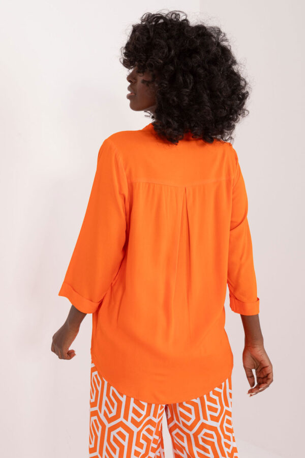 Bluzka Model D73761M11174A Orange - Sublevel - obrazek 4