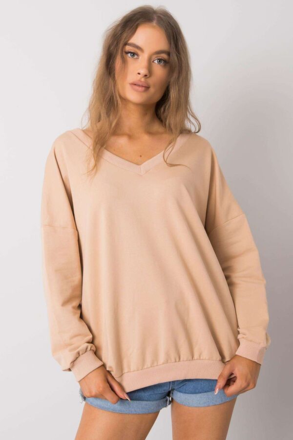 Bluza Damska Model FA-BL-7302.83P Beige - Fancy - obrazek 3