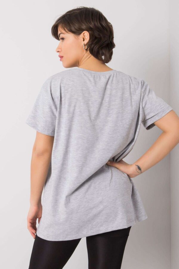 T-shirt Damski Model FA-TS-6892.88 Grey - Fancy - obrazek 4