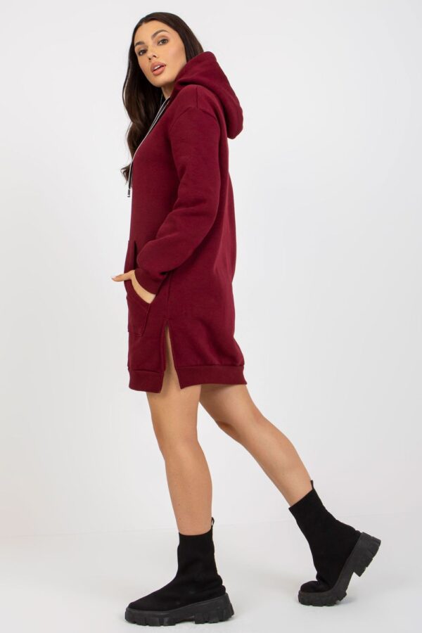 Bluza Damska Model FA-BL-8151.06P Bordo - Fancy - obrazek 3