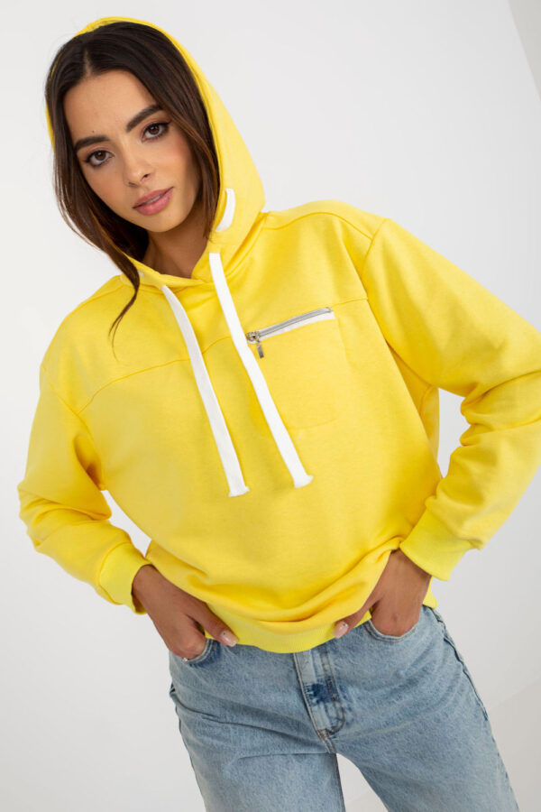 Bluza Damska Model FA-BL-8125.67P Yellow - Fancy - obrazek 3