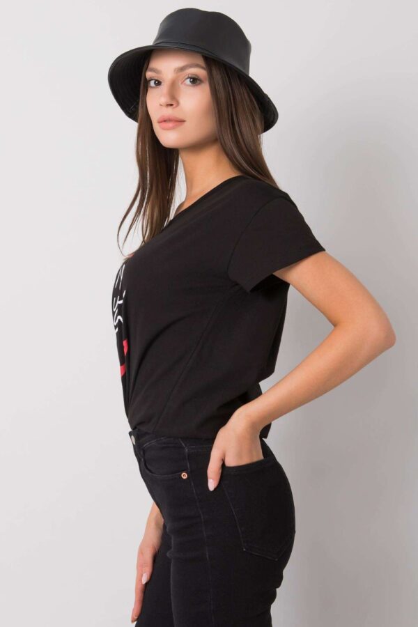 T-shirt Damski Model FA-TS-7196.74P Black - Fancy - obrazek 4