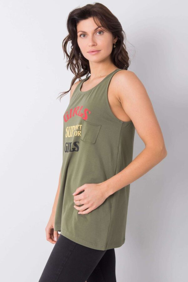 Koszulka Top Model FA-TP-6871.78P Khaki - Fancy - obrazek 4