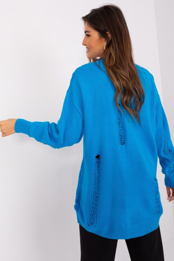 Sweter Damski Model BA-SW-8042-1.23 Blue - Badu - obrazek 4