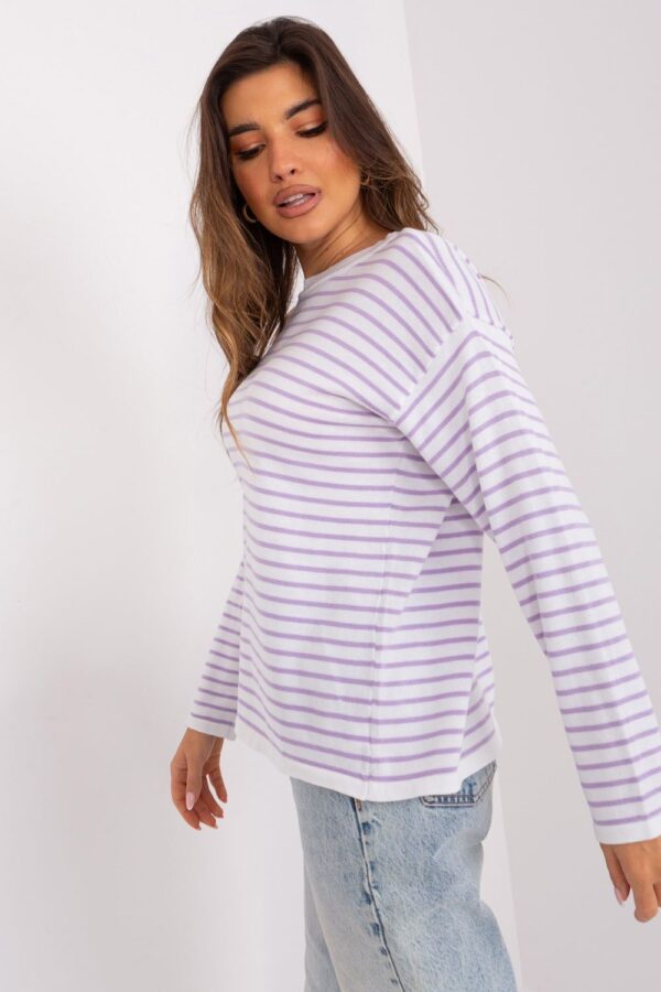 Sweter Damski Model BA-SW-6006-2.30X Light Violet - Badu - obrazek 3