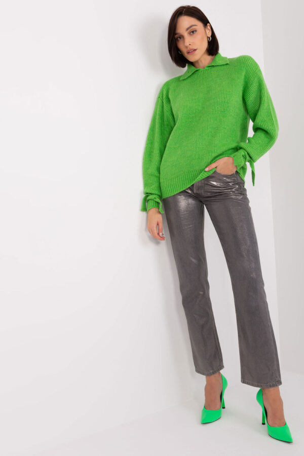 Sweter Damski Model BA-SW-0305.67P Light Green - Badu - obrazek 3