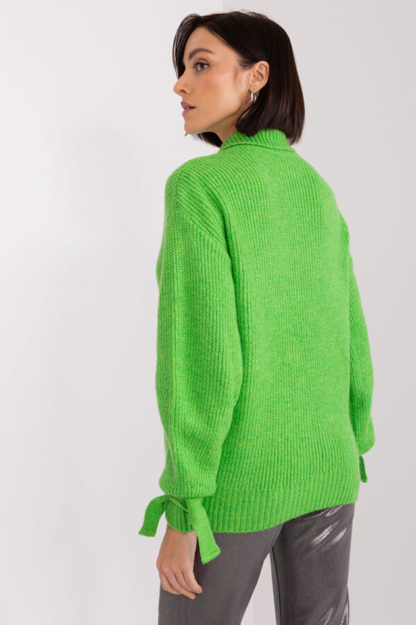 Sweter Damski Model BA-SW-0305.67P Light Green - Badu - obrazek 4