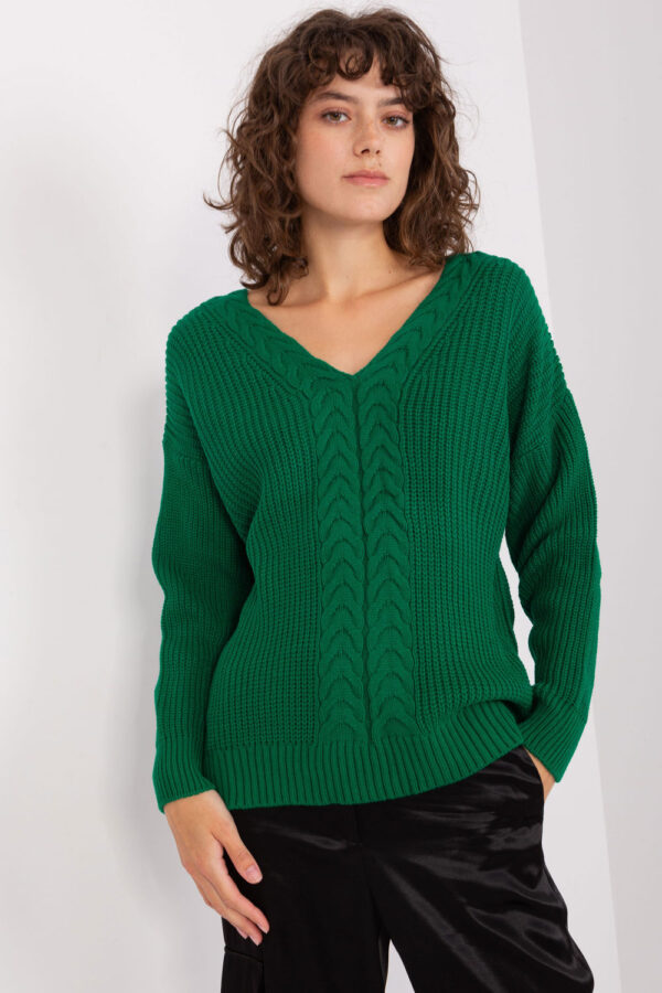 Sweter Damski Model BA-SW-8028.36P Dark Green - Badu