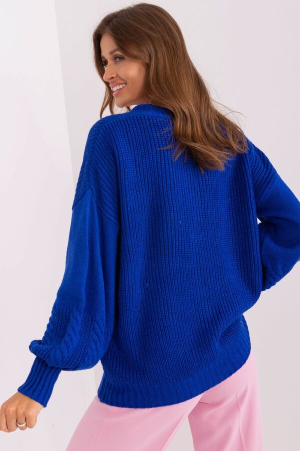 Sweter Damski Model BA-SW-8014.17P Cobalt - Badu - obrazek 4