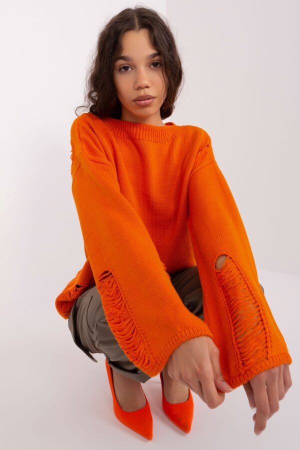 Sweter Damski Model BA-SW-8043.85 Orange - Badu