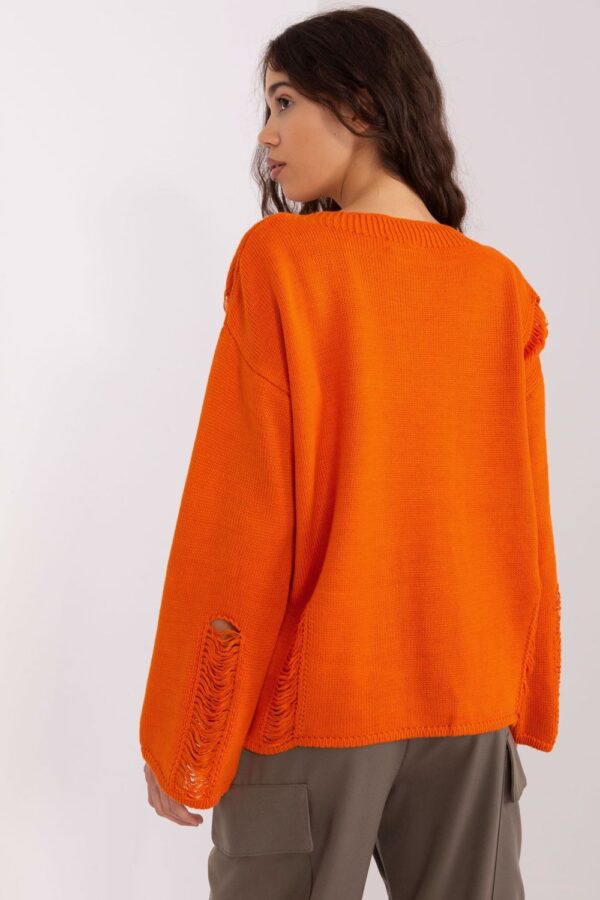 Sweter Damski Model BA-SW-8043.85 Orange - Badu - obrazek 4