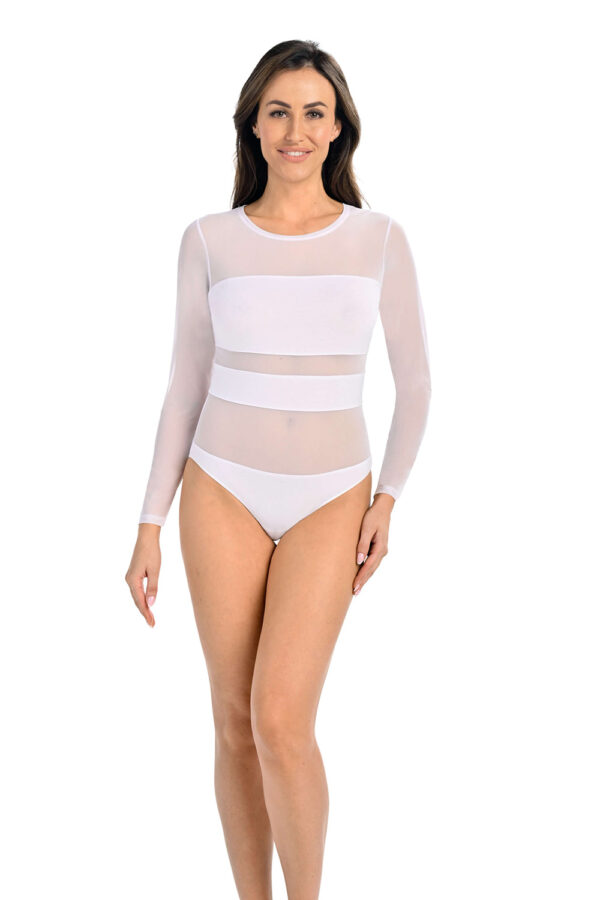 Body Model Stripy 2405 White - Teyli - obrazek 3