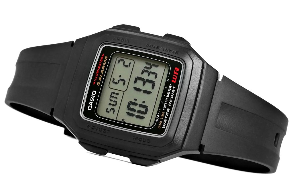 Zegarek Męski CASIO F-201WA-1ADF + BOX - obrazek 3