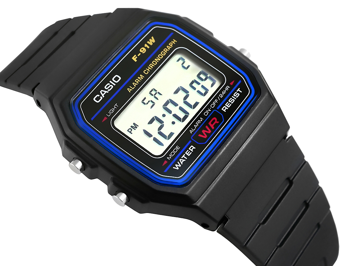 Zegarek Męski CASIO F-91W-1YER + BOX - obrazek 3