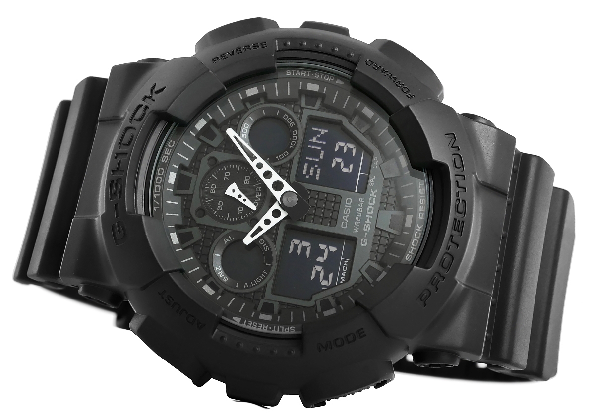 Zegarek Męski CASIO G-SHOCK GA-100-1A1ER + BOX - obrazek 3