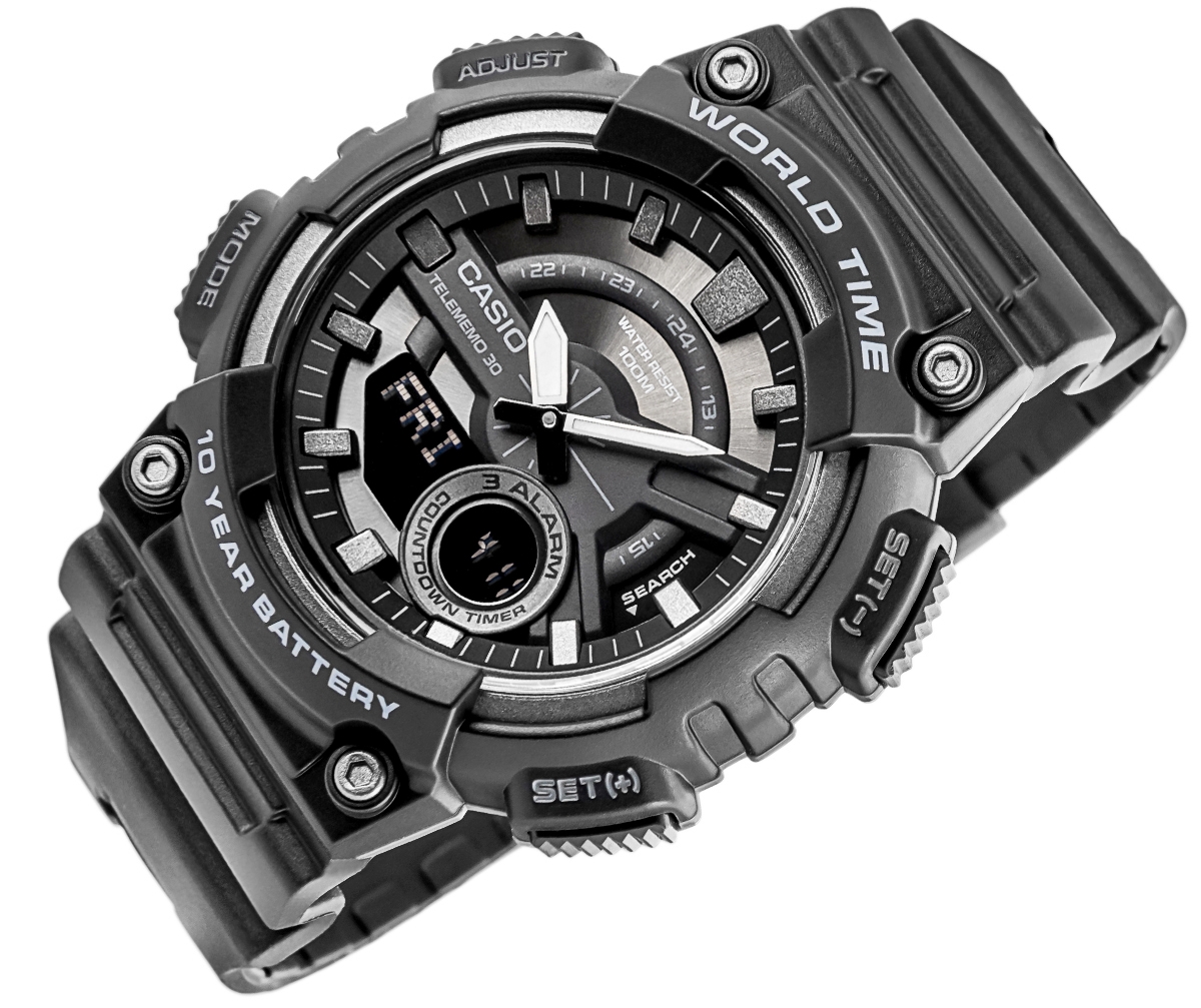 Zegarek Męski CASIO Gerton AEQ-110W-1BVDF + BOX