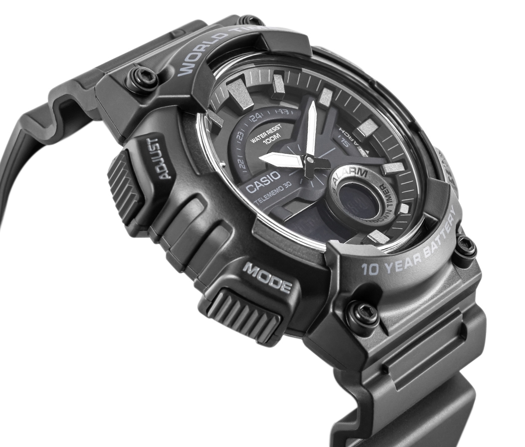 Zegarek Męski CASIO Gerton AEQ-110W-1BVDF + BOX - obrazek 3