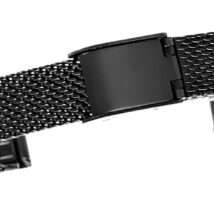 Bransoleta IPB Czarna Mesh 10 mm JK10B