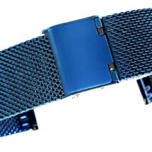 Bransoleta IPBL Niebieska Mesh 18 mm JK18BL