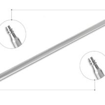 Teleskop stalowy do paska lub bransolety 12 mm TCDF12