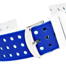 Pasek silikonowy NIEBIESKO-BIAŁY U12-22-6